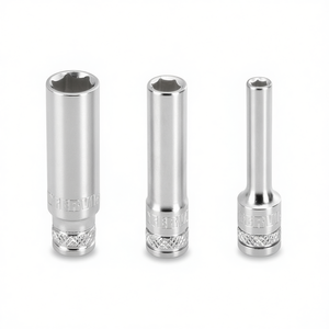 Fervi Long Hexagon <b>Socket</b> Wrench 6mm 8mm 10mm Chrome Vanadium Steel - Product Image 2