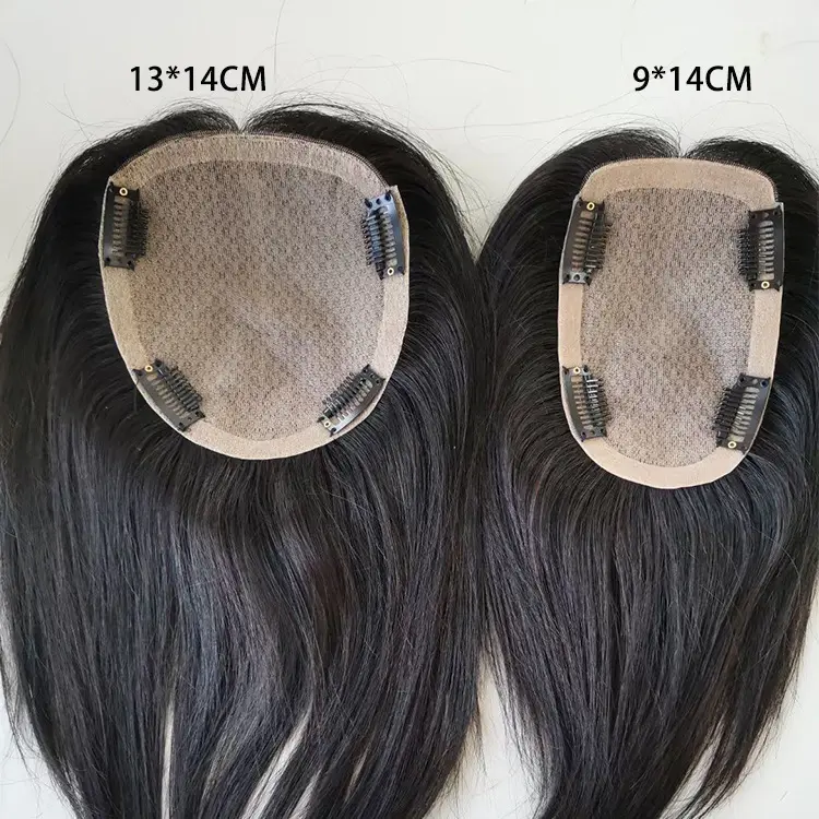 Nuovo modello senza colla 9*14 pieno ago genuino capelli parrucca patch sbiancamento e la crescita dei capelli 100% capelli umani parrucca per le donne degli uomini