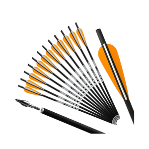 Reegox – Vente en gros directe usine – Flèches de carbone mixtes pour <span class=keywords><strong>arc</strong></span> recurve et arbalète, longueur de tige 16-20 pouces, ID 7,62 mm, en acier, pour jeunes et <span class=keywords><strong>d</strong></span>ébutants - Product Image 1