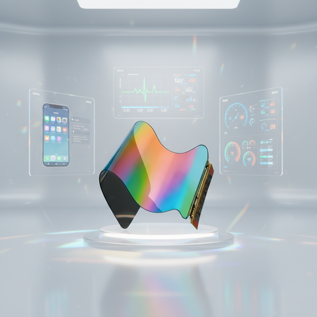 Flexible OLED Panel 6.7 Inch EDP Interface 1080*2412 Resolution LTPS Display Flexible AMOLED Screen