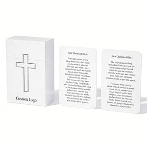 Tarjetas de Versículos Bíblicos con Citas Motivacionales e Inspiradoras, Estilo Delicado, Tarjetas de Oración <span class=keywords><strong>Mini</strong></span>, Paquete de Tarjetas Religiosas para Amigos - Product Image 3