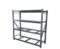 ABCTOOLS Livraison rapide Étagère en métal robuste Hauteur réglable Stockage Palette Rack Acier et fer durables Commande minimale requise