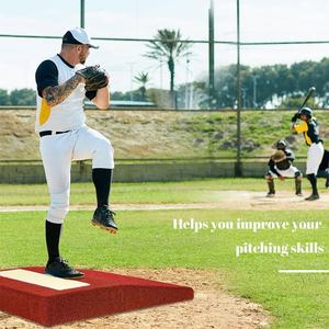 Vente en gros d'usine, équipement de terrain de <span class=keywords><strong>baseball</strong></span>/softball portable et durable en PP/EVA, 76x76 cm, logo personnalisé, monticule de lanceur - Product Image 6