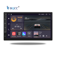 BQCC 7" 2DIN IPS Sans fil CarPlay GPS Navigation FM RDS 4G LTE 8 cœurs Android Smart Car Video Aide au recul Amplificateur