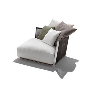 Custom Modular <b>Outdoor</b> Rope Weave Sectional <b>Sofa</b>, Waterproof Fabric Combination Lounge Couch for Villa Patio - Product Image 2