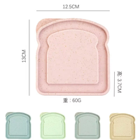 Boîte à sandwich rectangulaire rose en plastique multifonctionnelle, légère, durable, écologique et sans BPA, réutilisable