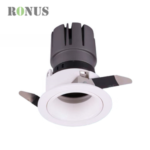 Commerciale <span class=keywords><strong>LED</strong></span> Dimming Showroom MR16 10w COB Spot Down Light incasso nero faretto - Product Image 3