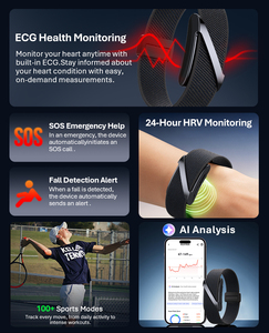 สายรัดข้อมืออัจฉริยะ VALDUS VANTA สำหรับติดตามกิจกรรมฟิตเนสแบบไม่มีหน้าจอ พร้อมระบบตรวจจับการล้ม ระบบแจ้งเตือนฉุกเฉิน SOS และคุณสมบัติกันน้ำระดับ 1 ATM - Product Image 4