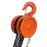 Palans à chaîne manuels ronds HSZ robustes de 1, 2 et 3 tonnes avec chaîne de levage galvanisée G80 pour la construction et l'exploitation minière