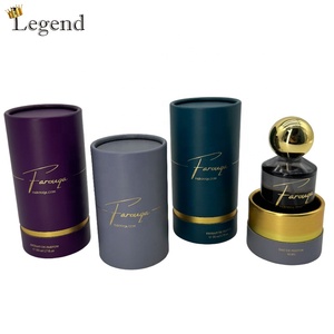 Vendita Diretta di Fabbrica: Bottiglie di Vetro Cilindriche per Profumo da 30ml/50ml/100ml, Confezioni Rotonde, Scatole Tubolari in Carta - Product Image 4