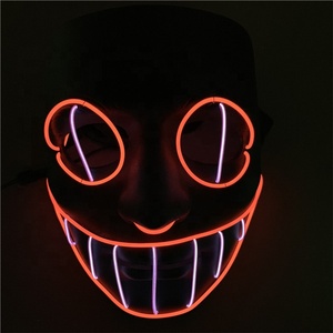 En <span class=keywords><strong>la</strong></span> <span class=keywords><strong>noche</strong></span> <span class=keywords><strong>de</strong></span> DJ Cosplay decoración luminiscente máscara <span class=keywords><strong>de</strong></span> Halloween fiesta <span class=keywords><strong>de</strong></span> diseño - Product Image 3