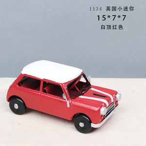 Mini <span class=keywords><strong>voiture</strong></span> en fer de qualité supérieure pour enfants, cadeau du Nouvel An, fabrication artisanale, vente en gros, Mini Cooper, <span class=keywords><strong>voiture</strong></span> de sport miniature, <span class=keywords><strong>Mr</strong></span> <span class=keywords><strong>Bean</strong></span> - Product Image 4