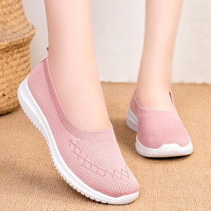 Baskets BQ-1 pour femmes, populaires, grises, à enfiler, ballerines pour femmes, <span class=keywords><strong>pas</strong></span> chères, semelle en toile, éclairées et respirantes pour l'automne, le printemps et l'hiver - Product Image 1