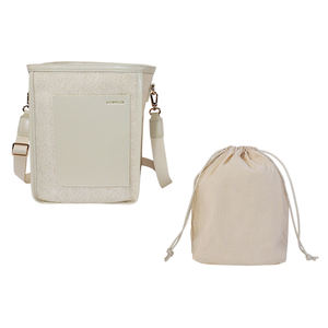 Bolso Bandolera Bohemio Ecológico Simple con Patrón de Letras, Diseño Unisex, Se Puede Llevar en la Mano, Correa de Hombro Desmontable - Product Image 5