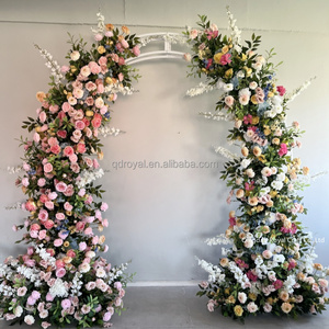 Evenementen Feestartikelen Decoraties Wit Rood Bloem Boog Baby Adem Rose Zijde Bloemenboog Achtergrond Bloemen Bruiloft Boog Bloemen - Product Image 4