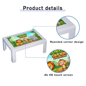 Mesa de Juego OEM ODM de Fábrica de 32, 43, 55 y 75 Pulgadas con Pantalla Táctil, PC <span class=keywords><strong>Todo</strong></span> en Uno, Escritorio Interactivo para Entrenamiento Cerebral, Apto para Niños - Product Image 5