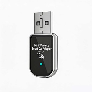 INPUTECH 2 In 1 Wired to Wireless CarPlay & Android Auto <b>USB</b> Car <b>Adapter</b> Mini Car Connect Converter - Product Image 1