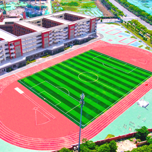 Hot bán Asher Đỏ 13mm cuộn theo dõi bán chế tạo thể thao PU + EPDM chạy theo dõi - Product Image 6