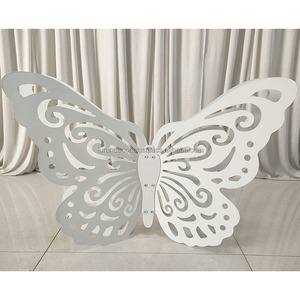 Fondo decorativo de metal de mariposa superventas Furun para decoraciones de centro de fiesta de festival de boda - Product Image 4