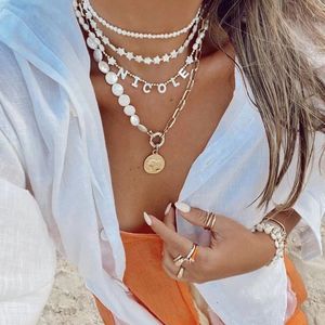 Collar <span class=keywords><strong>de</strong></span> Perlas Naturales <span class=keywords><strong>de</strong></span> Agua Dulce con Colgante <span class=keywords><strong>de</strong></span> Concha y <span class=keywords><strong>Amor</strong></span>, Collar <span class=keywords><strong>de</strong></span> Cuentas <span class=keywords><strong>de</strong></span> Acero Inoxidable Impermeable, Regalo para el Día <span class=keywords><strong>de</strong></span> la <span class=keywords><strong>Madre</strong></span> - Product Image 6