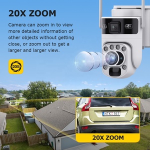 Nouvelle caméra <span class=keywords><strong>de</strong></span> sécurité solaire à zoom optique 8mp 20x 4g double objectif Ptz Pir détection <span class=keywords><strong>de</strong></span> mouvement Wifi caméra <span class=keywords><strong>de</strong></span> vidéosurveillance sans fil 4K <span class=keywords><strong>installation</strong></span> facile - Product Image 2