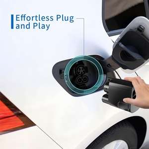 Adaptateur de charge EV Nacs vers Ccs1 pour <span class=keywords><strong>Ford</strong></span> Mustang <span class=keywords><strong>Mach</strong></span> E, Chevrolet Bolt, Tesla, chargeur de destination 32A IP65, portable, AC niveau 2 - Product Image 4