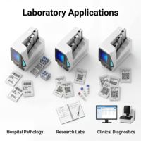Máquina Automatizada de Marcado de Casetes con Láser de Fibra, Pantalla Táctil HD, Impresora de Casetes de Alta Velocidad para Laboratorio de Patología, Sistema LIS