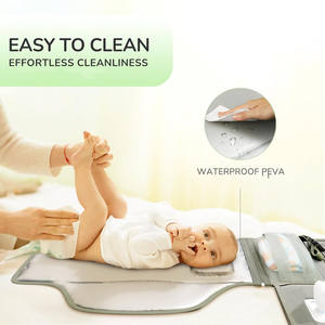 2024 nouvelle mode en cuir couche <span class=keywords><strong>sac</strong></span> à <span class=keywords><strong>dos</strong></span> fourre-tout avec compartiments isolés bébé registre matelas à langer pour maman et garçons - Product Image 3