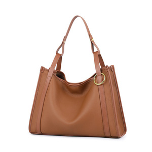 Sacs à bandoulière en cuir véritable de haute qualité pour femmes, sacs fourre-tout de créateur grande capacité, sacs messager à bandoulière pour dames, sacs à main tendance - Product Image 1