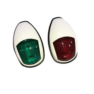 Hot Selling 12V Yacht Boat <b>LED</b> Navigation Signal <b>Lights</b> Red on Left Green on Right Made Plastic 24VDC <b>Side</b> <b>Lights</b> Cross-Border - Product Image 1