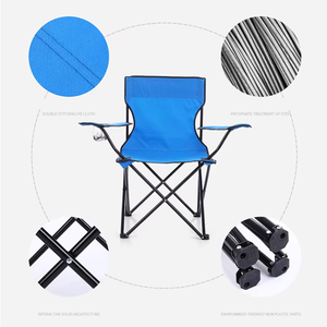 Chaise <span class=keywords><strong>de</strong></span> plage portable à faible sable avec parasol Canopy Folding Beach Lounge - Product Image 6