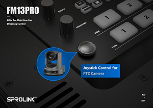 กล่องใส่เครื่องมือถ่ายทอดสดแบบมืออาชีพ Sprolink FM13PRO All-in-One สำหรับเครื่องสลับสัญญาณภาพหลายกล้องและมิกเซอร์สำหรับ FEELWORLD P7 P7S ขนาด 7 นิ้ว - Product Image 5