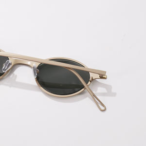 Gafas de Sol de lujo de titanio puro con lentes de nailon óptico UV400 Opciones de Marco en gafas de sol de estilo piloto naranja rojo gris - Product Image 5