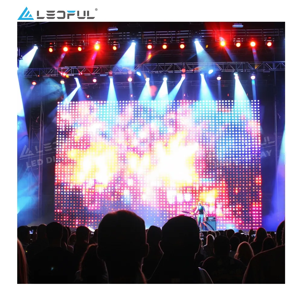 Die Casting Aluminum LED Screen Cabinet Rental LED Display For Studio Tv Show Stage Background