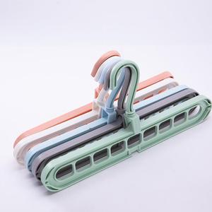 9 Hole Space Saving Magic Plastic <b>Hanger</b> 360 Rotating Multi-Function Folding Bedding Bathroom Injection Portable - Product Image 2