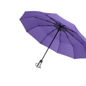Custom Logo Business Gift 10K Panel Fully Automatic Travel <b>Windproof</b> Three Fold With Sturdy & Durable <b>Umbrella</b> - Product Image 4