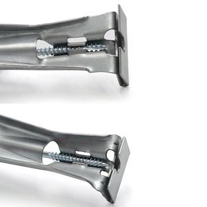 Staffa di montaggio per grondaia nascosta in acciaio zincato da 5 pollici in stile K - Product Image 2