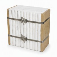 Module en fibre céramique pour four à pousser, isolation réfractaire, résistant à la chaleur, 1430°C, revêtement de four blanc, personnalisable