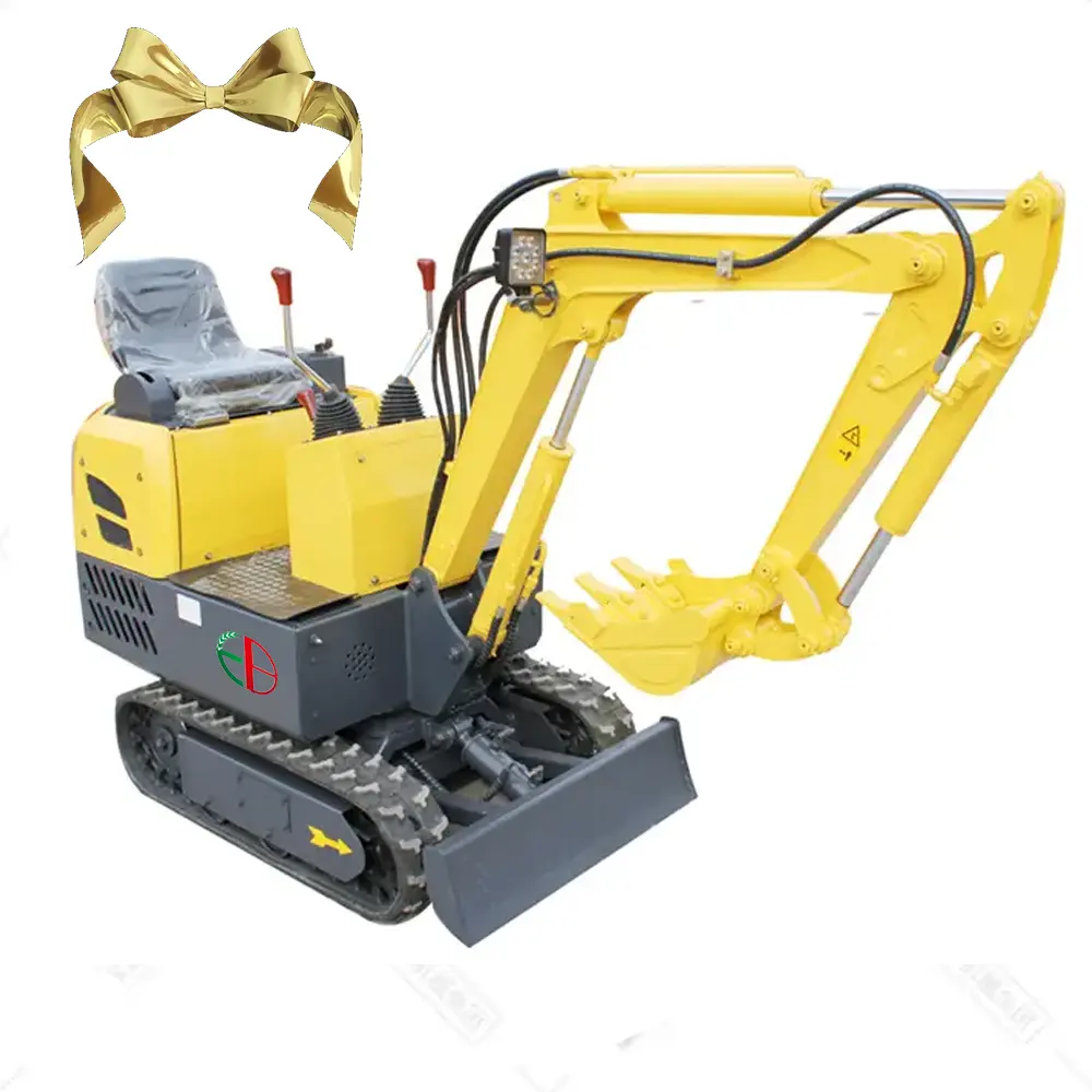 Ekskavator Mini Tiongkok Ekskavator Mini Crawler Konstruksi 0.8 Ton