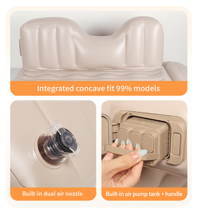 <span class=keywords><strong>Lit</strong></span> d'air gonflable pour voiture, siège arrière <span class=keywords><strong>de</strong></span> SUV, portable, imperméable, floqué, doux, pour le camping en famille, les voyages routiers, OEM ODM - Product Image 3