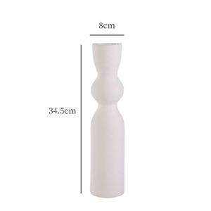 Vasi in Ceramica Bianca Non Smaltata, Decorazioni Moderne <span class=keywords><strong>e</strong></span> Semplici per Casa, Soggiorno, Ufficio, Ornamenti da Tavolo - Product Image 5