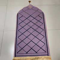 Tapis de prière islamique triangulaire Sallat Musallah, cadeau de l'Aïd, Ramadan, tapis de prière pour enfants et adultes musulmans