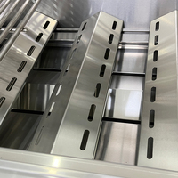 Grill brésilien/noir en acier inoxydable, Machine pour Bbq de cuisine extérieure