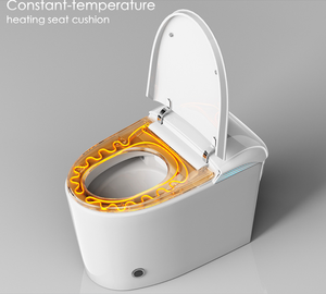 <span class=keywords><strong>WC</strong></span> intelligent LED de luxe, toilette sanitaire entièrement automatique avec capteur de chasse d'eau, couvercle rabattable, nettoyage des fesses, toilette intelligente monobloc - Product Image 4