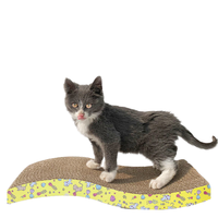 Arbre à chat en papier durable, réversible, recyclable, protecteur de meubles, multi-tailles pour chats d'intérieur