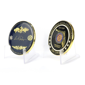 कस्टम चुनौती स्मारिका लेजर उत्कीर्णन कारतूस पीतल सोने चांदी संग्रह मैसेडोनिया सिक्का बिक्री के लिए - Product Image 3