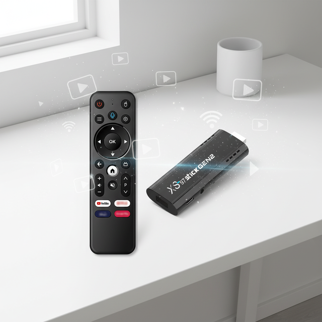 Custom Atvse System Xangshi TV Stick 1080p 4K HDR Android 12 Quad Core 2GB 16GB USB with Voice Control BT 5.0 Hot Sale