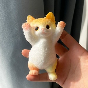 Nuevo Juguete de Simulación de Gatito Adorable, con Música, de Goma Suave, Gato Gordo, para Aliviar el Estrés, de TPR - Product Image 3