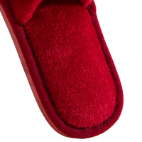 Chaussons d'intérieur pour femmes, en tissu de coton moelleux, avec logo personnalisé, confortables, doux et chauds pour la chambre à coucher, hiver