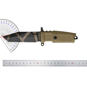 มีดพกยุทธวิธี ER Fulcrum คุณภาพสูง ใบมีดสแตนเลส ด้ามไม้วอลนัท ปลอกยาง สำหรับการล่าสัตว์ DIY ปรับแต่งได้ - Product Image 6